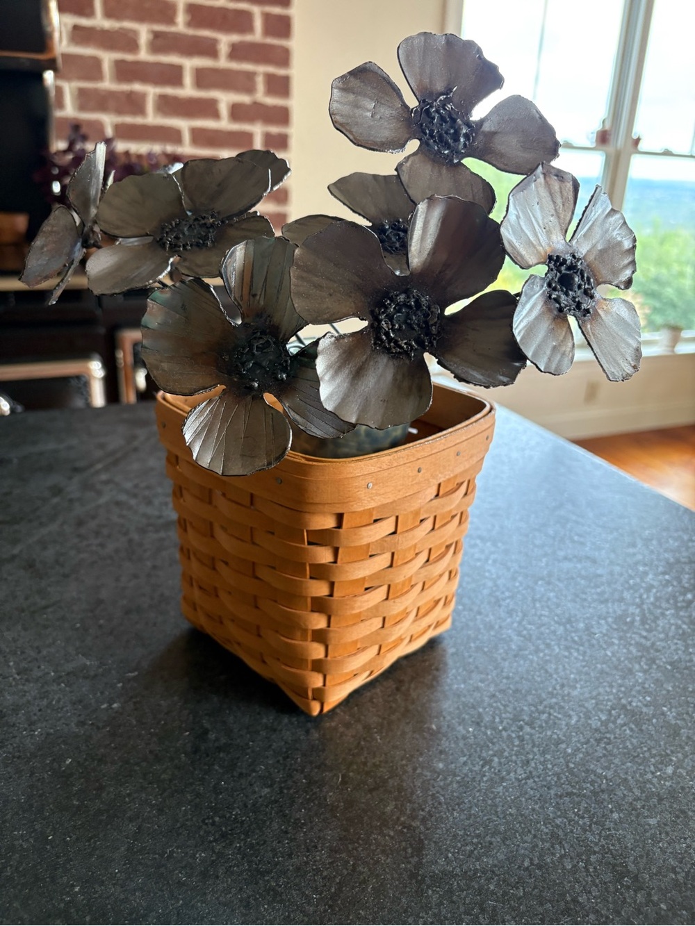 Medium size Longaberger Woven Basket in very good condition clean